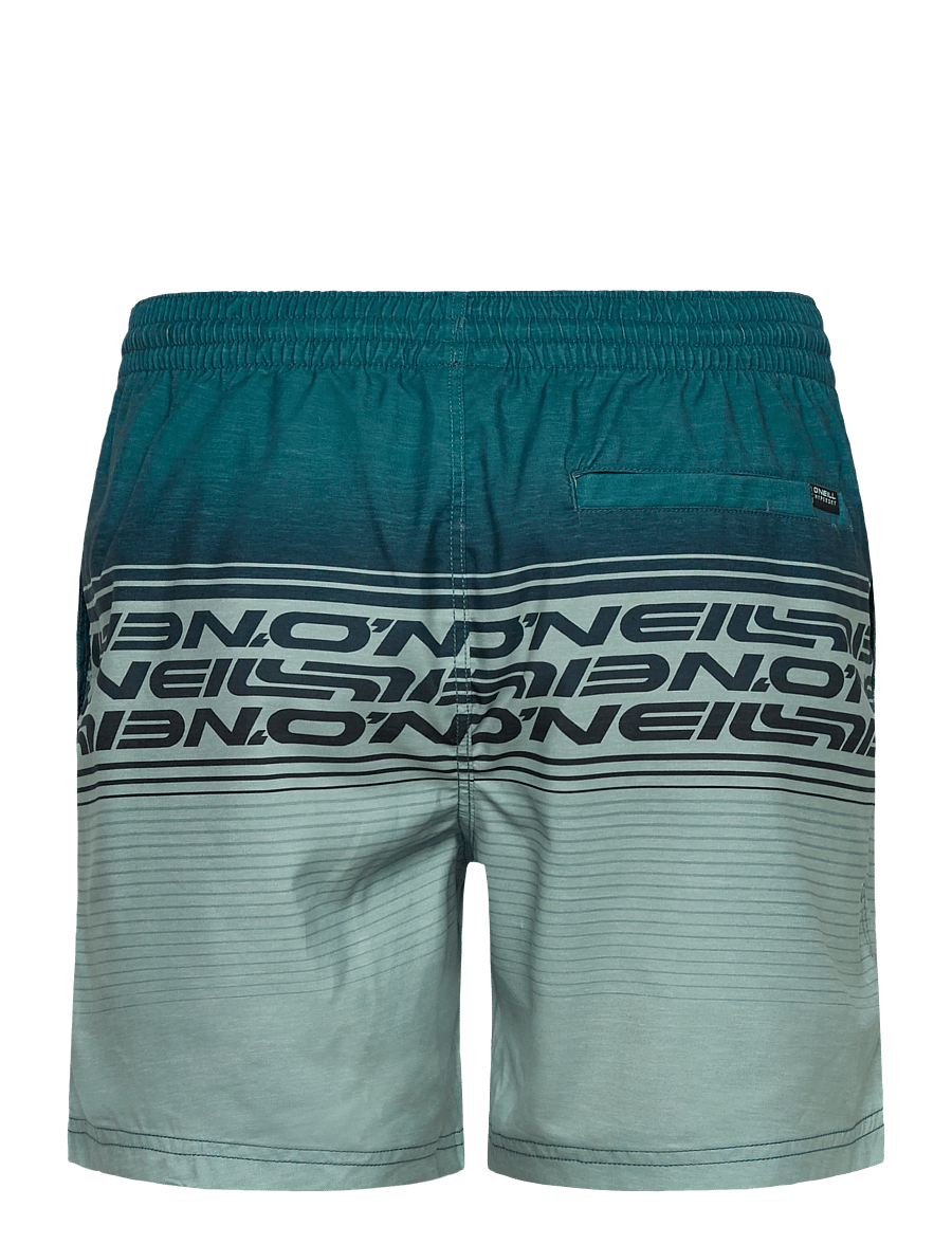 O'neill - O'Neill Logo Stripe 16'' Swimshorts - badebukser - green heritage stripe - 1