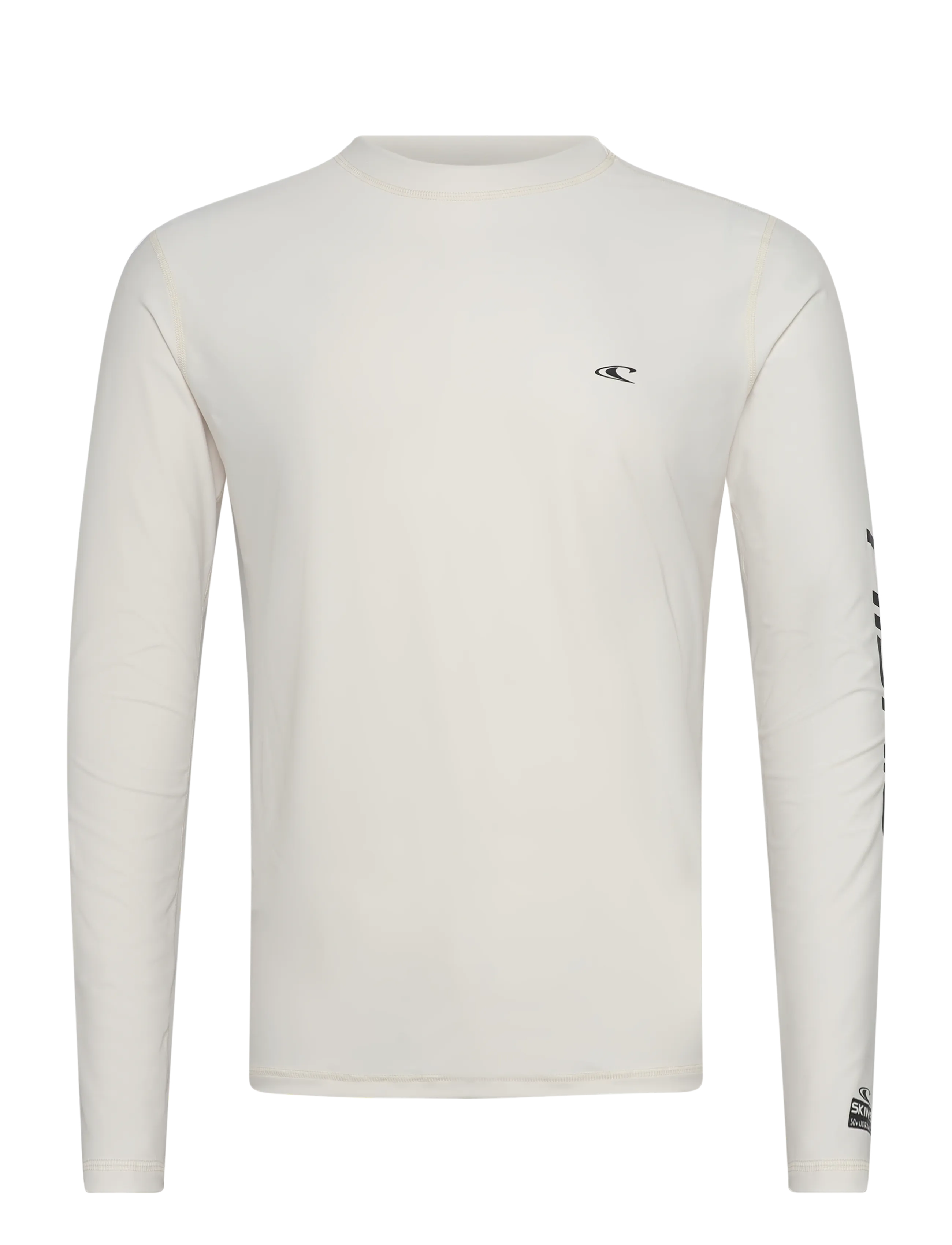 O'neill Skins L/Slv, Langærmet Rashguard, Hvid, Str: XL