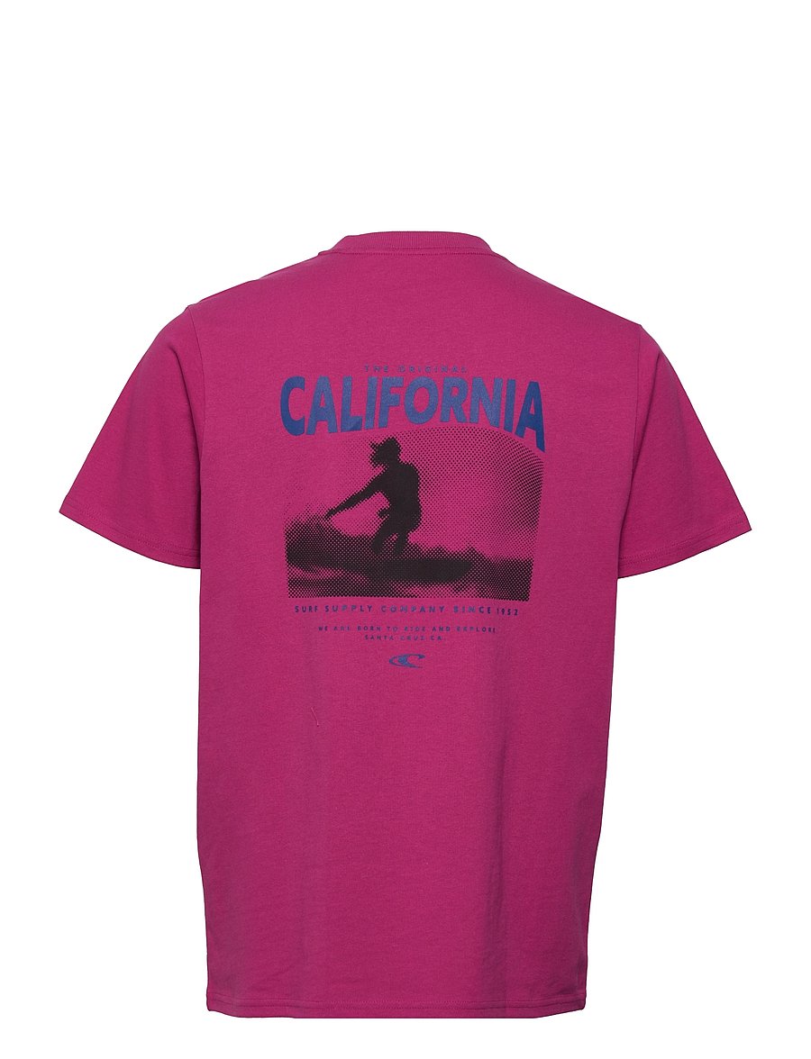 O'neill - CALIFORNIA T-SHIRT - fuchsia red - 1