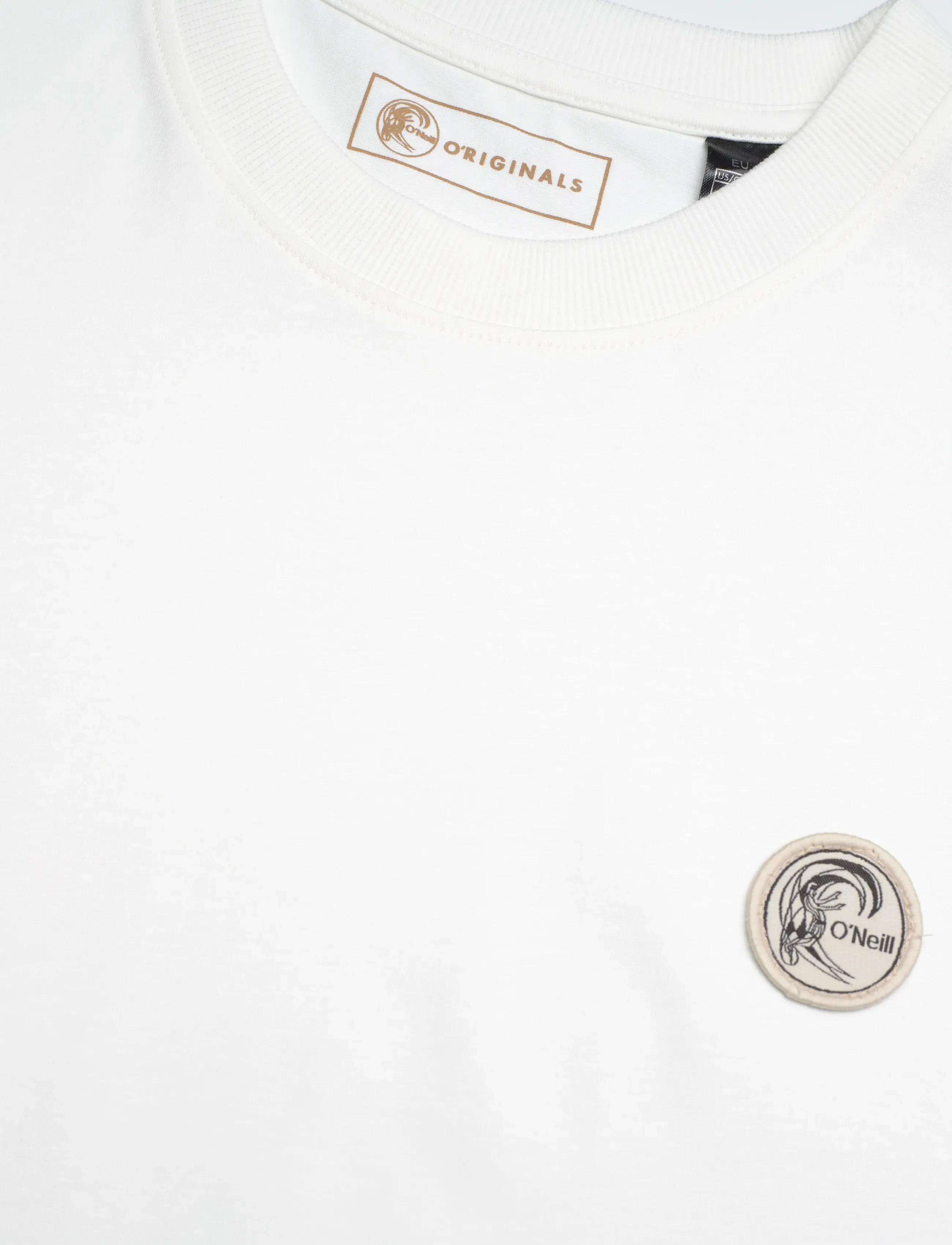 O'neill - O'Riginals Badge T-Shirt - alussärgid ja t-särgid - snow white - 2