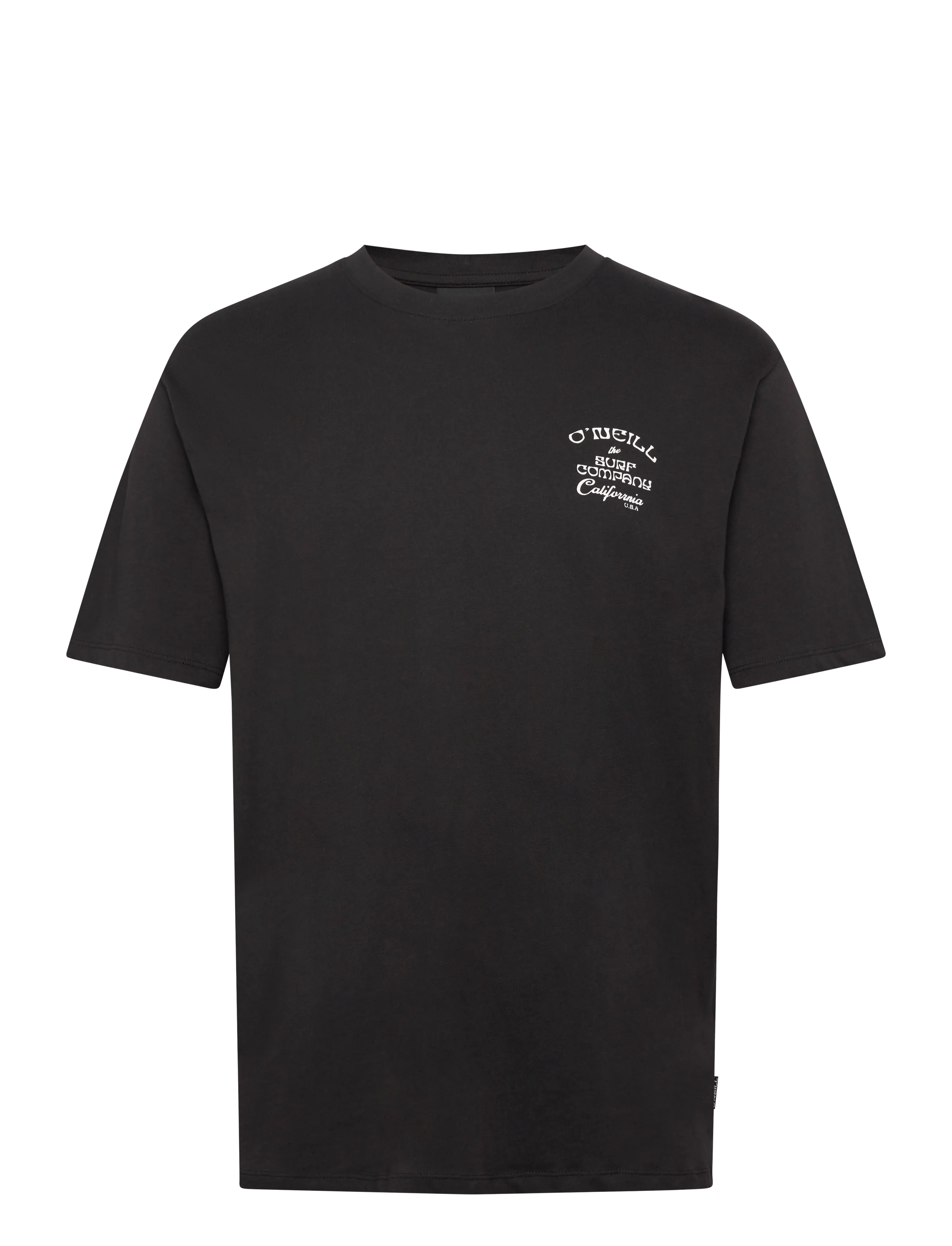 O'neill Beach Chest Print T-Shirt, L, T-shirts, Schwarz - Short-sleeved, Männerswear