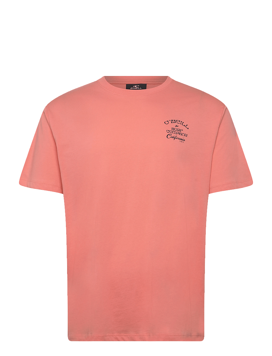 O'neill - O'Neill Beach Chest Print T-Shirt - alussärgid ja t-särgid - funky peach - 0