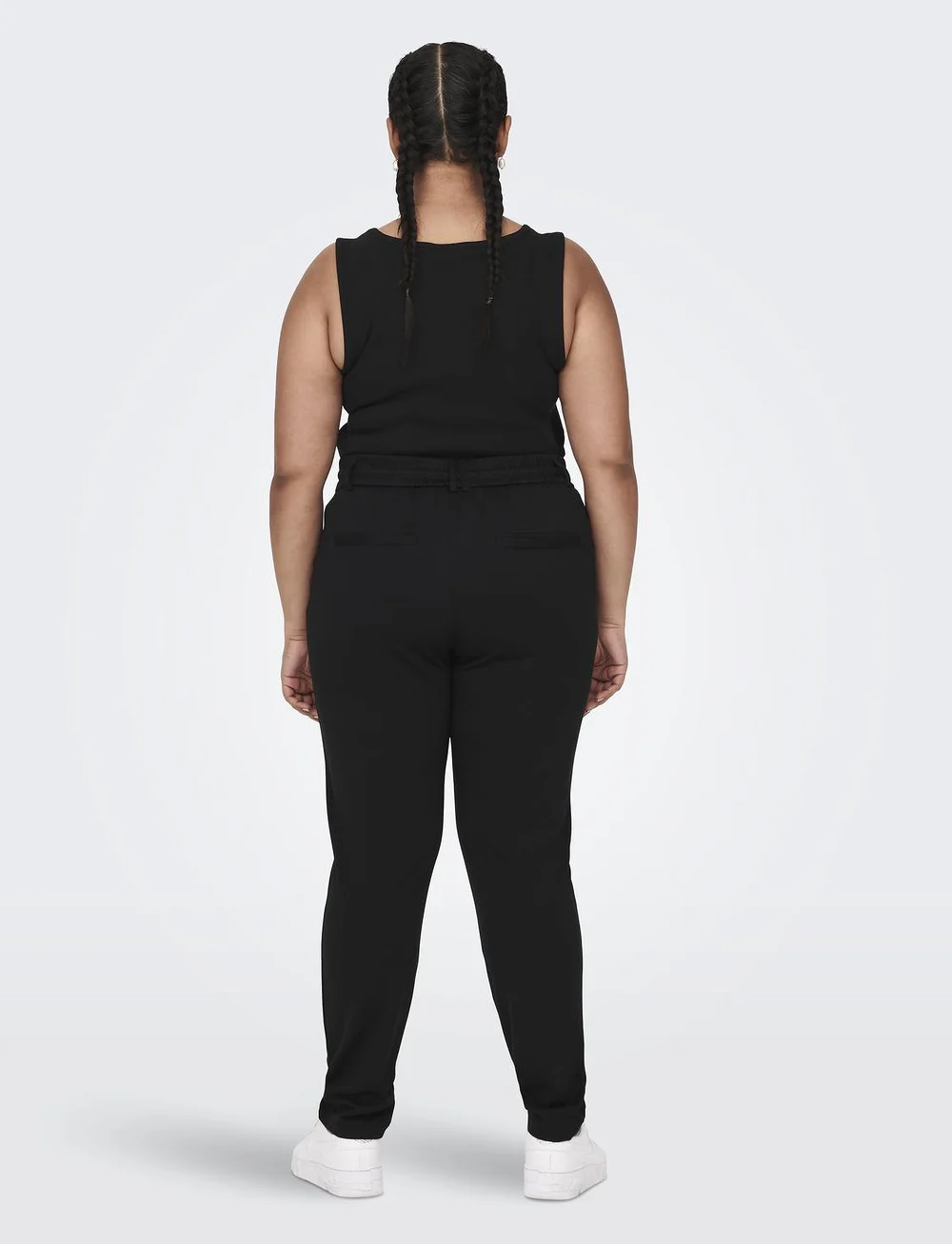 ONLY Carmakoma - CARGOLDTRASH LIFE CLASSIC PANT NOOS - joggingbuxur - black - 3