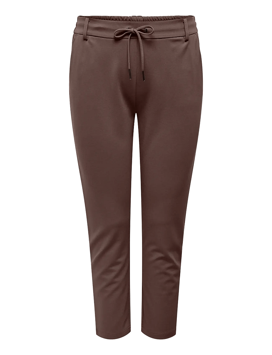 ONLY Carmakoma - CARGOLDTRASH CLASSIC PANT NOOS - slim-fit broeken - chocolate martini - 0