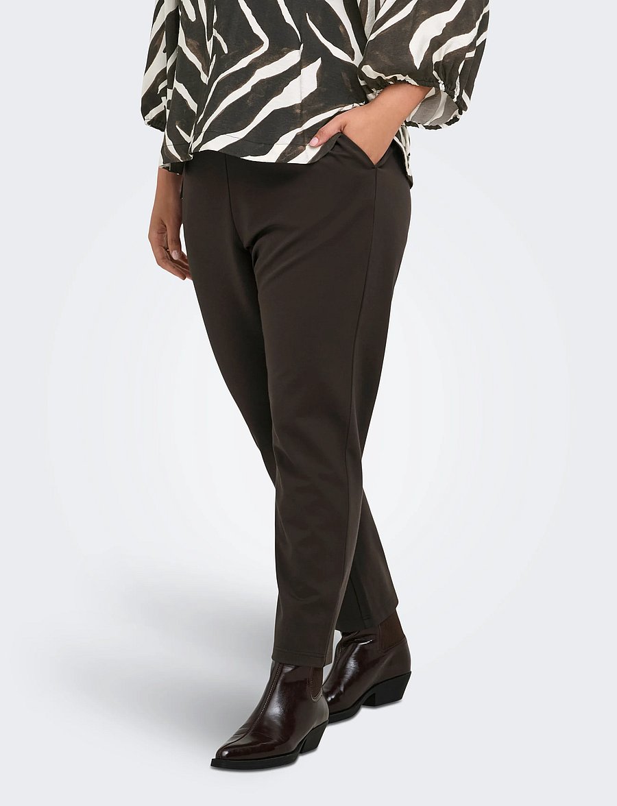 ONLY Carmakoma - CARGOLDTRASH CLASSIC PANT NOOS - slim fit-byxor - delicioso - 0