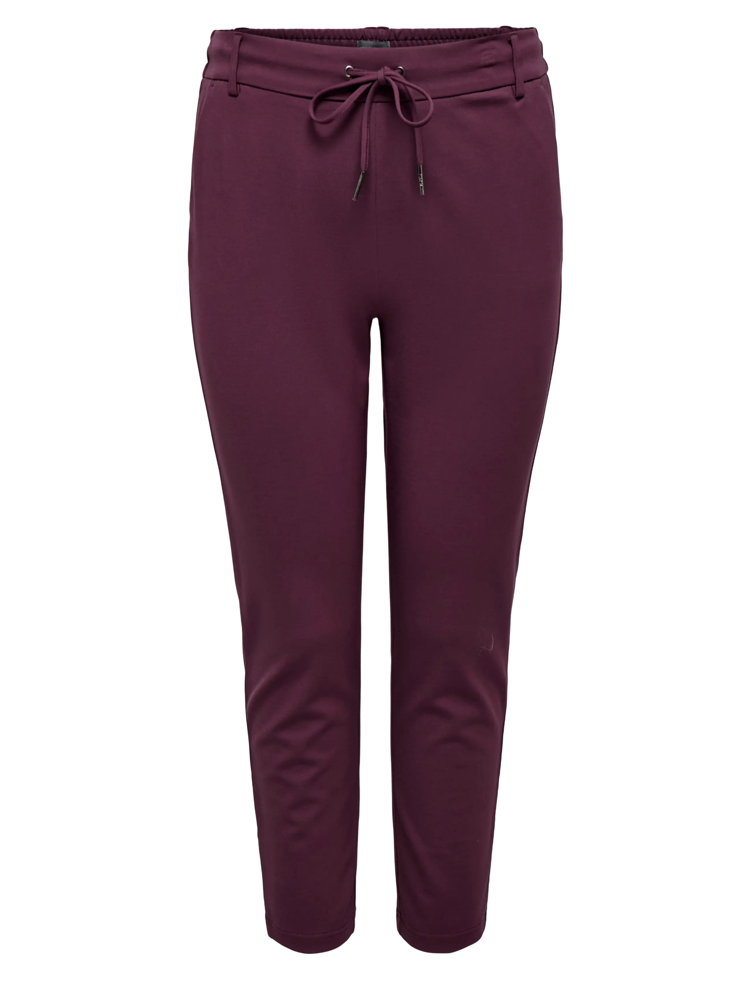 ONLY Carmakoma CARGOLDTRASH CLASSIC PANT NOOS - Riided - PORT ROYALE / burgundy