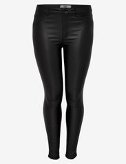 ONLY Carmakoma - CARPUNK REG SK COATED PANTS - feestelijke kleding voor outlet-prijzen - black - 0