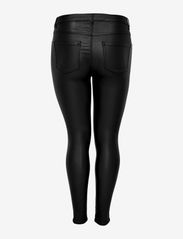 ONLY Carmakoma - CARPUNK REG SK COATED PANTS - vakarėlių drabužiai išparduotuvių kainomis - black - 1