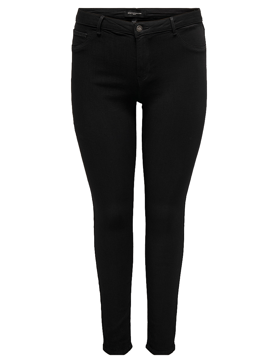 ONLY Carmakoma - CARTHUNDER LIFE P UP REG SK JNS BLA NOOS - skinny jeans - black - 1