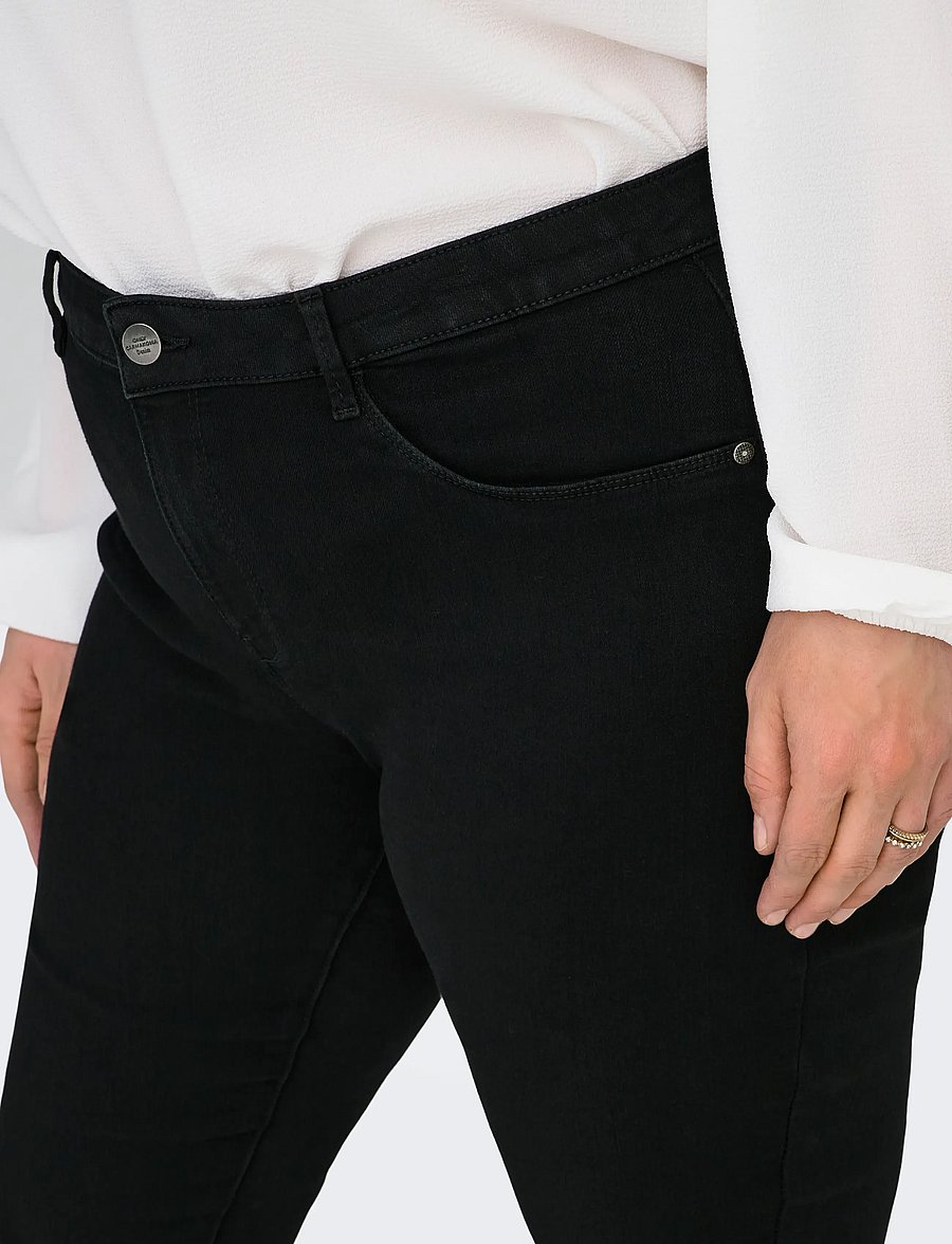 ONLY Carmakoma - CARTHUNDER LIFE P UP REG SK JNS BLA NOOS - skinny jeans - black - 4