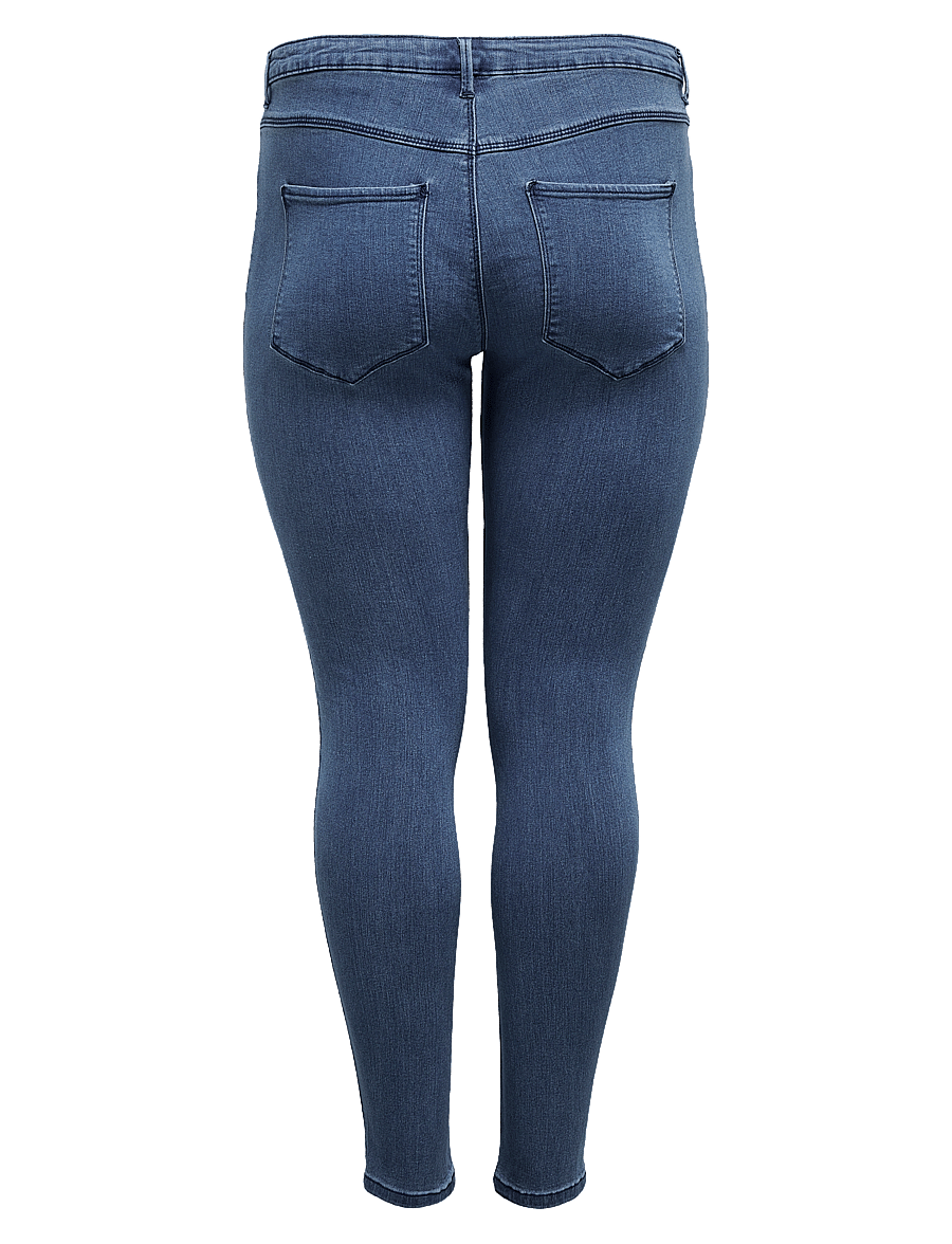 ONLY Carmakoma - CARTHUNDER LIFE P UP REG SK DNM MBD NOOS - jeans skinny - medium blue denim - 2