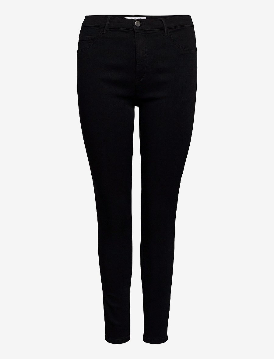 ONLY Carmakoma - CARSTORM LIFE PUSH UP HW SK JEANS NOOS - liibuvad teksad - black - 1