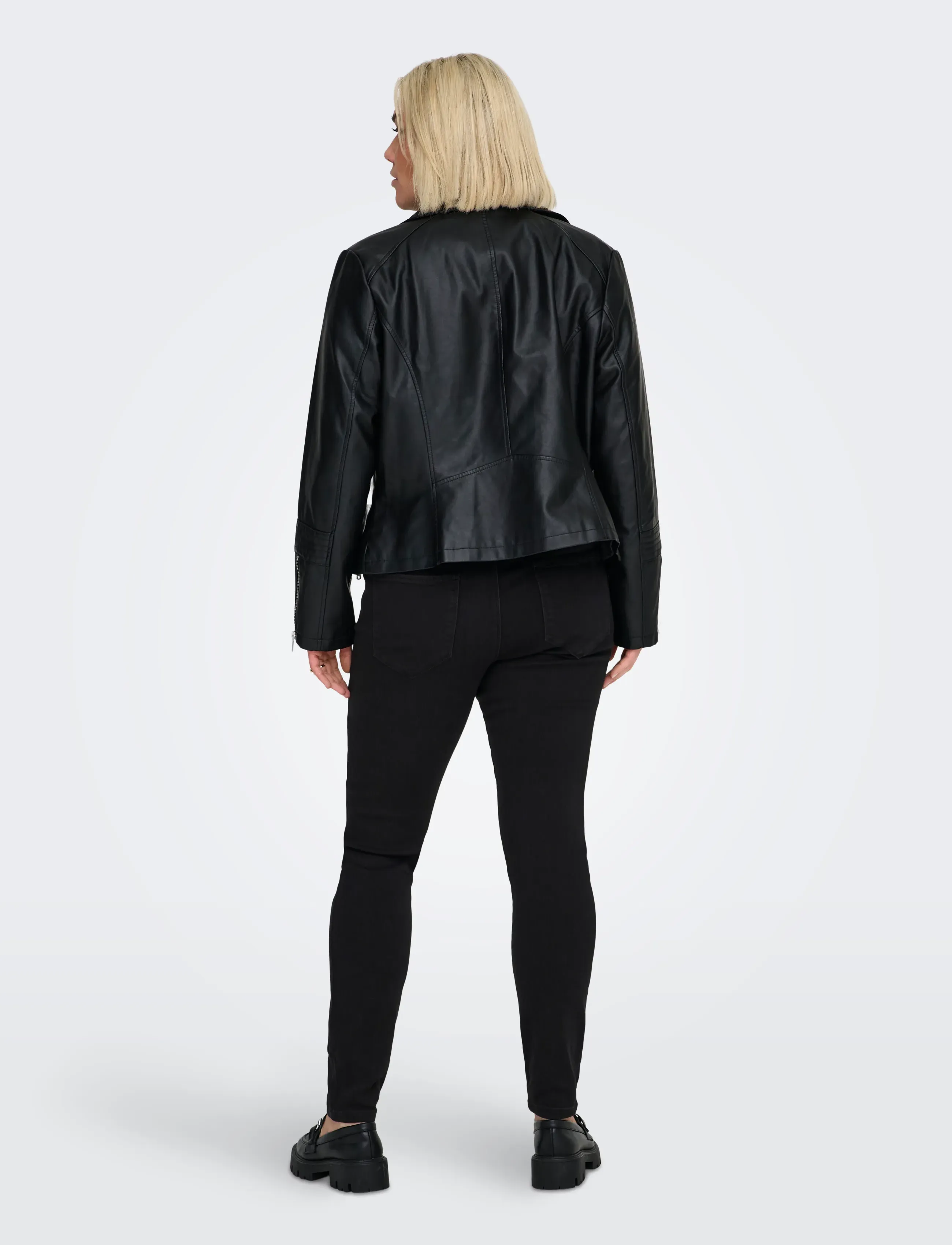 ONLY Carmakoma - CARSTORM  LIFE PUSH UP HW SK JEANS  NOOS - skinny jeans - black - 3