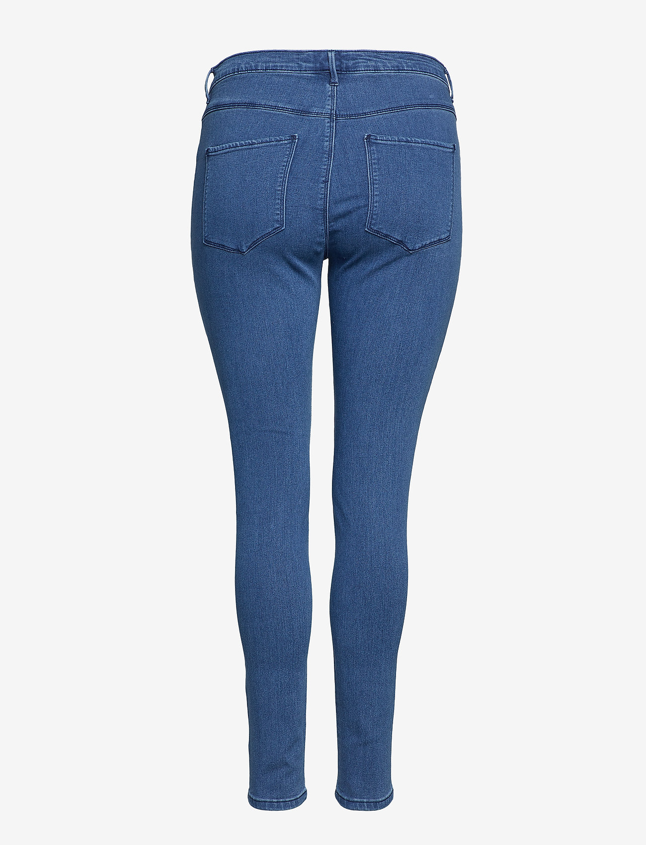 ONLY Carmakoma - CARSTORM PUSH UP HW SK JEANS MBD - medium blue denim - 1