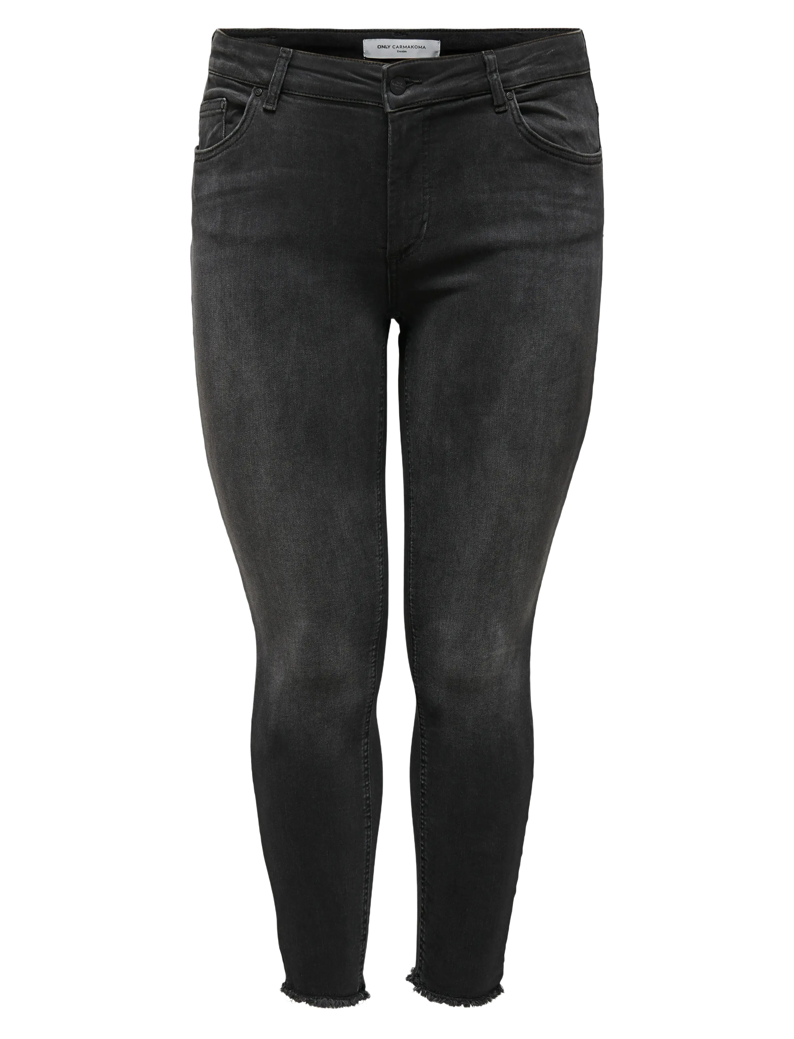 ONLY CARMAKOMA Carwilly Reg Ank Skinny Jeans Schwarz Noos Schwarz - 42x32 - Damen