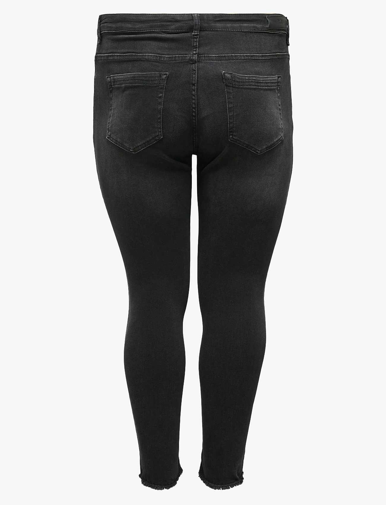 ONLY Carmakoma - CARWILLY REG ANK SKINNY JEANS BLACK NOOS - skinny jeans - black - 2