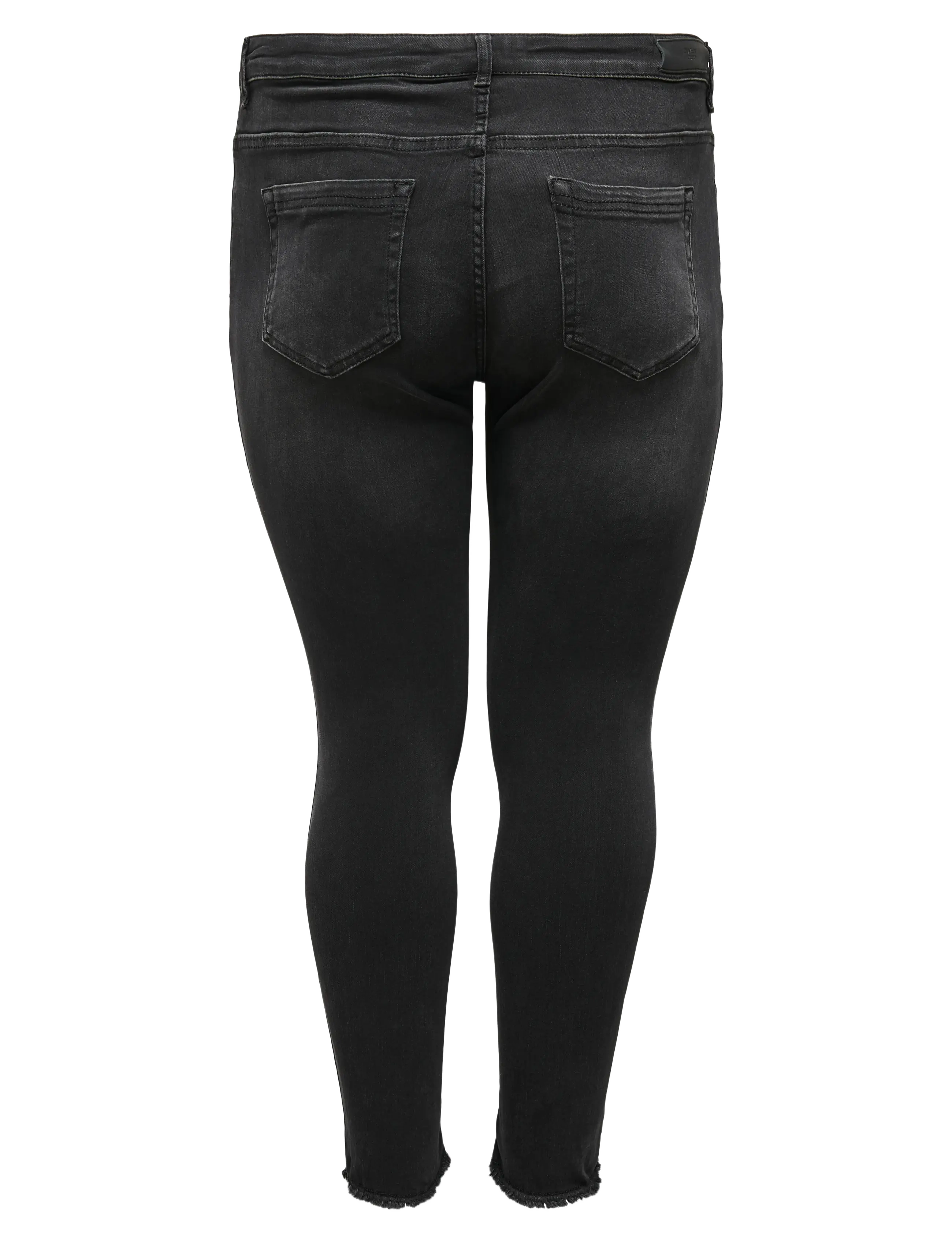 ONLY Carmakoma - CARWILLY REG ANK SKINNY JEANS BLACK NOOS - jeans skinny - black - 2