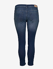ONLY Carmakoma - CARWILLY REG SKINNY ANK JEANS MBD NOOS - džinsa bikses ar šaurām starām - medium blue denim - 1
