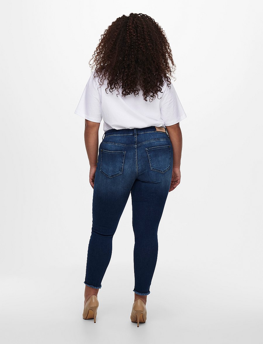 ONLY Carmakoma - CARWILLY REG SKINNY ANK JEANS MBD NOOS - skinny jeans - medium blue denim - 3