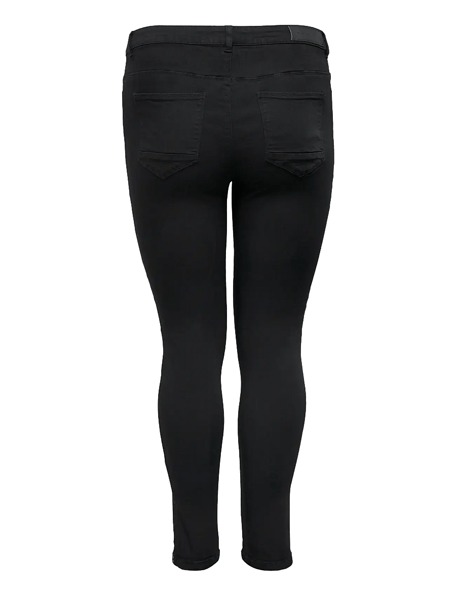 ONLY Carmakoma - CARKARLA LIFE REG SK ANK ZIP DNM - skinny jeans - black - 2