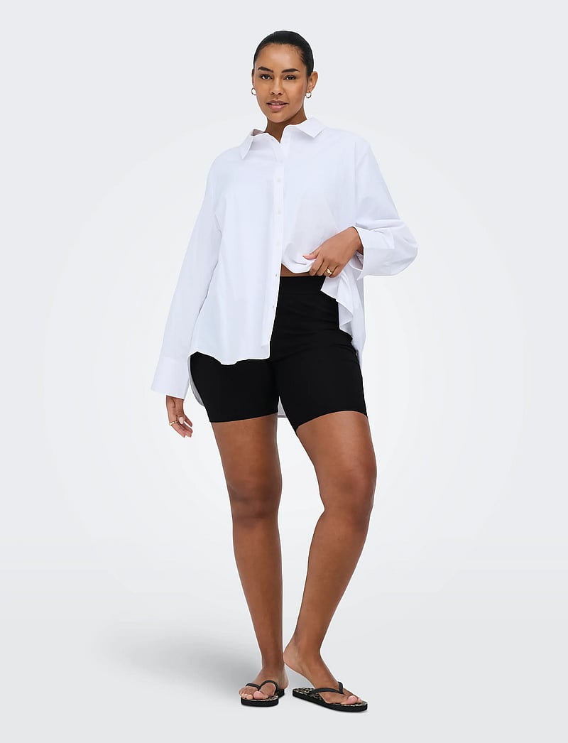 ONLY Carmakoma - CARTIME SHORTS JRS NOOS - cycling shorts - black - 4