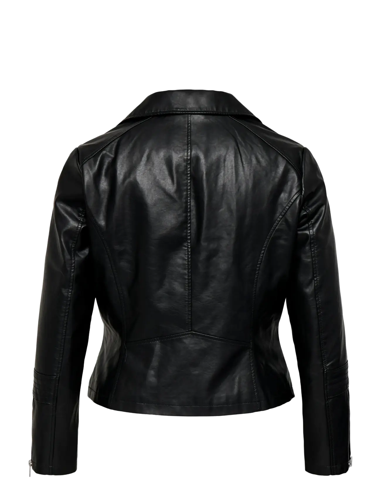 ONLY Carmakoma - CAREMMY FAUX LEATHER BIKER NOOS - vestes de printemps - black - 2