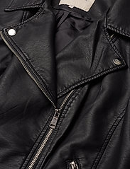 ONLY Carmakoma - CAREMMY FAUX LEATHER BIKER NOOS - spring jackets - black - 4
