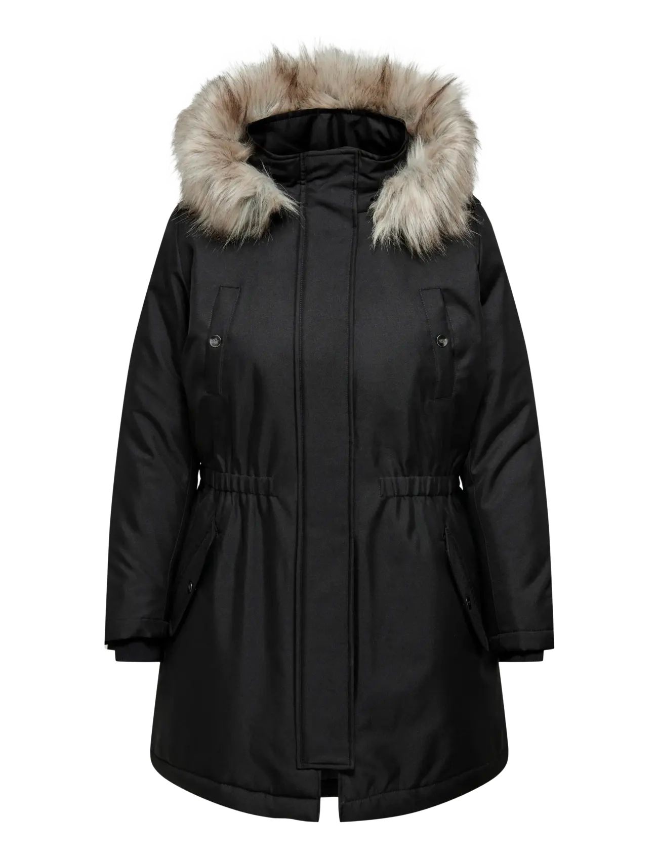 ONLY Carmakoma CARIRENA PARKA COAT OTW - Parkas - BLACK / black