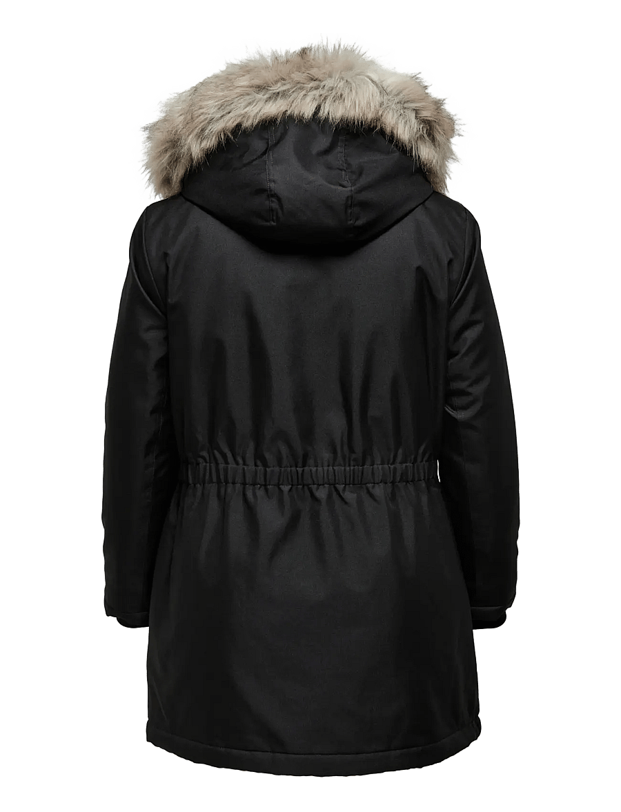 ONLY Carmakoma - CARIRENA PARKA COAT OTW - parkas - black - 2