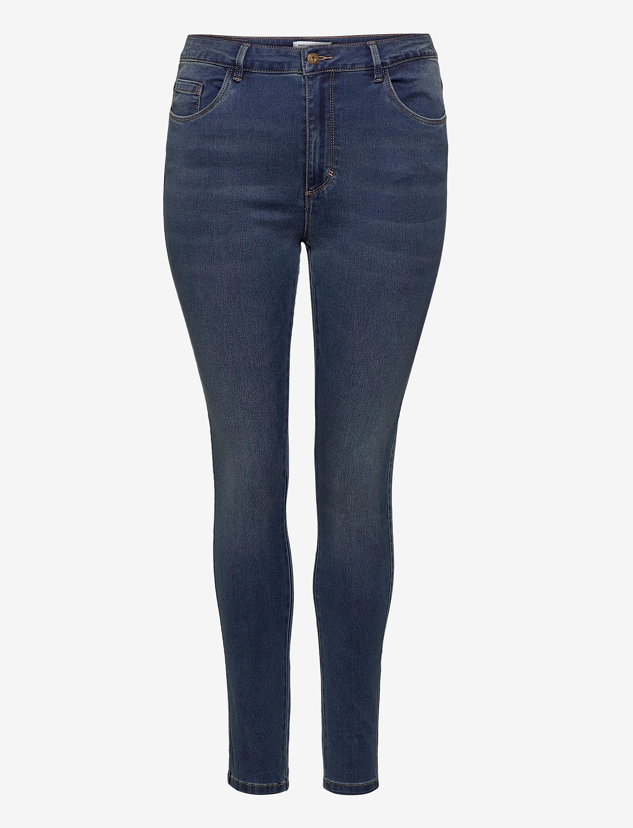 ONLY Carmakoma - CARAUGUSTA HW SK DNM JEANS  BJ13964 NOOS - skinny jeans - medium blue denim - 1