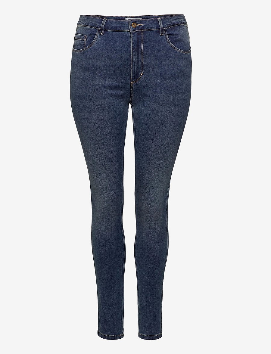 ONLY Carmakoma - CARAUGUSTA HW SK DNM JEANS BJ13964 NOOS - skinny jeans - medium blue denim - 1