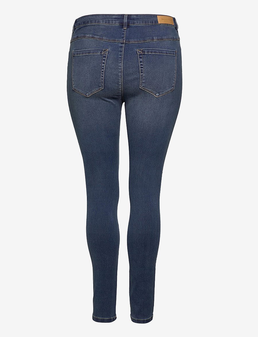 ONLY Carmakoma - CARAUGUSTA HW SK DNM JEANS BJ13964 NOOS - skinny jeans - medium blue denim - 2
