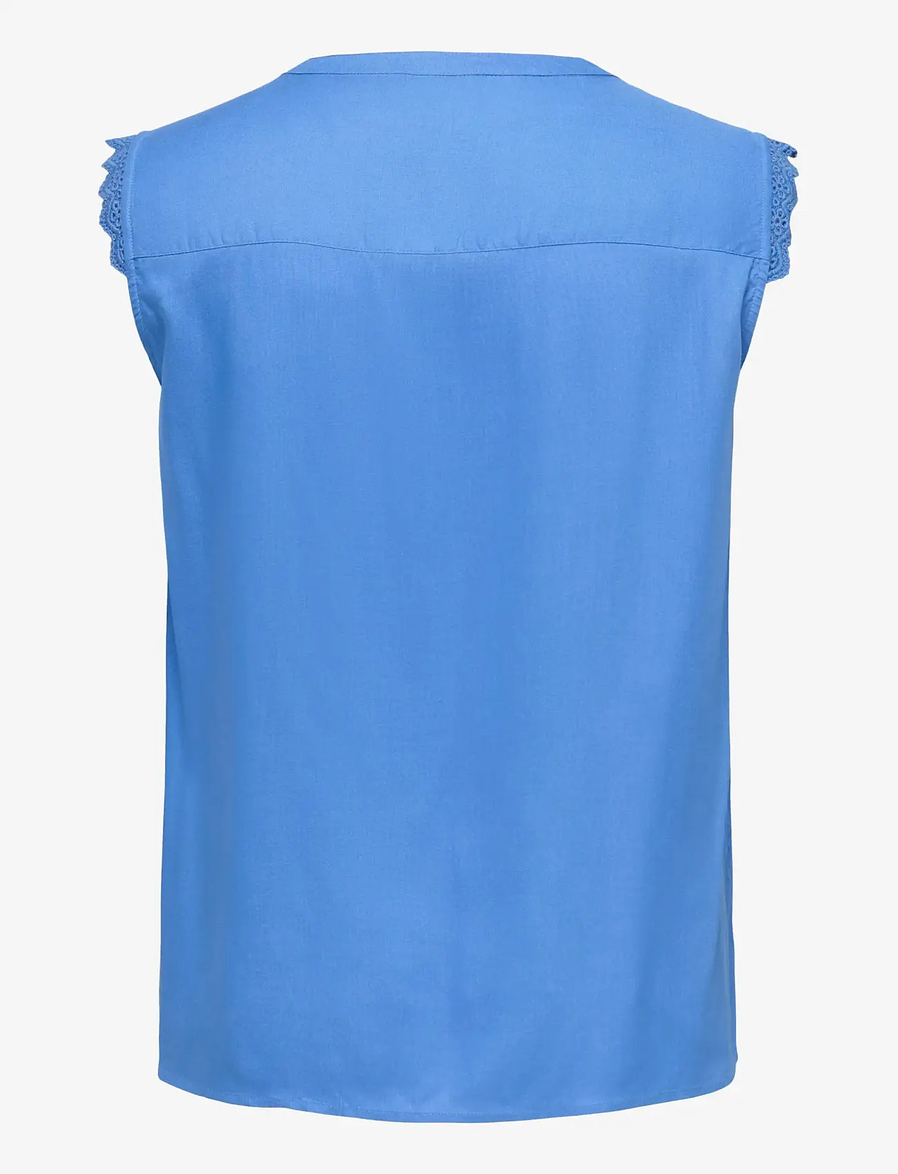 ONLY Carmakoma - CARMUMI S/L TOP WVN NOOS - varrukateta pluusid - ultramarine - 1