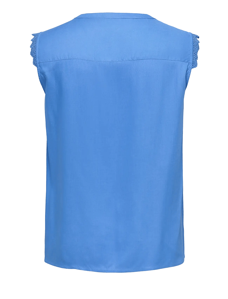 ONLY Carmakoma - CARMUMI S/L TOP WVN NOOS - Ärmellose blusen - ultramarine - 1