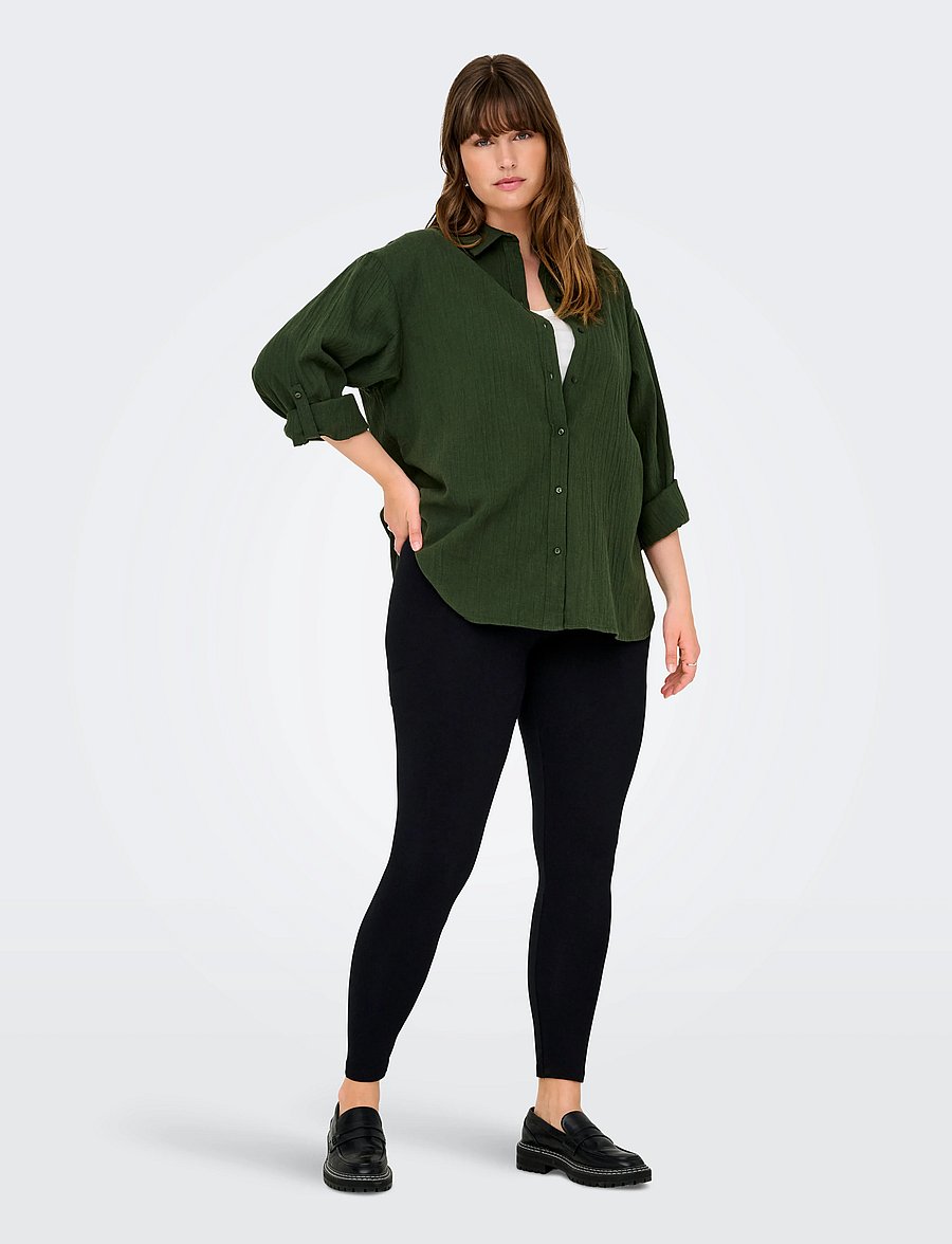 ONLY Carmakoma - CARTIME LEGGINGS NOOS - leggings - black - 0
