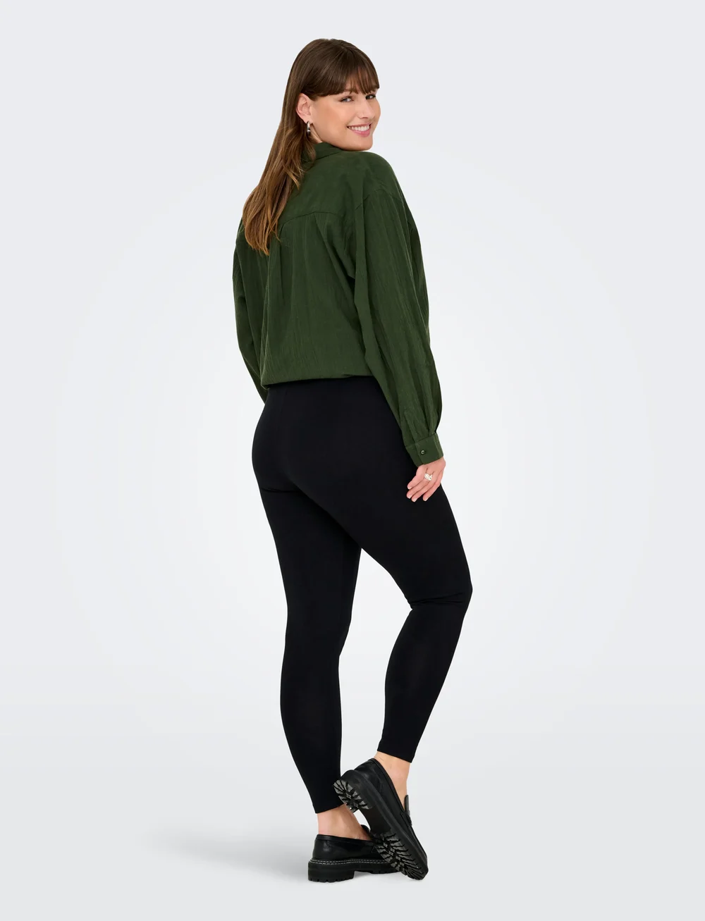ONLY Carmakoma - CARTIME LIFE LEGGINGS NOOS - retuusid - black - 3