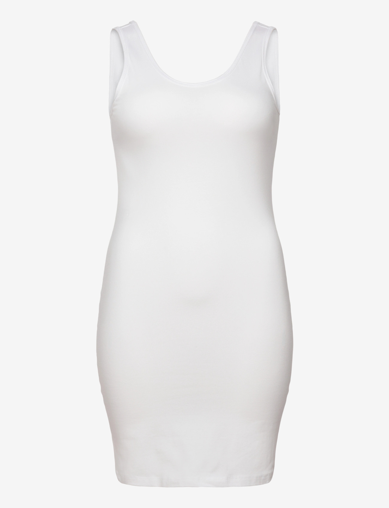 ONLY Carmakoma - CARTIME LIFE LONG TANK TOP - hihattomat paidat - bright white - 0