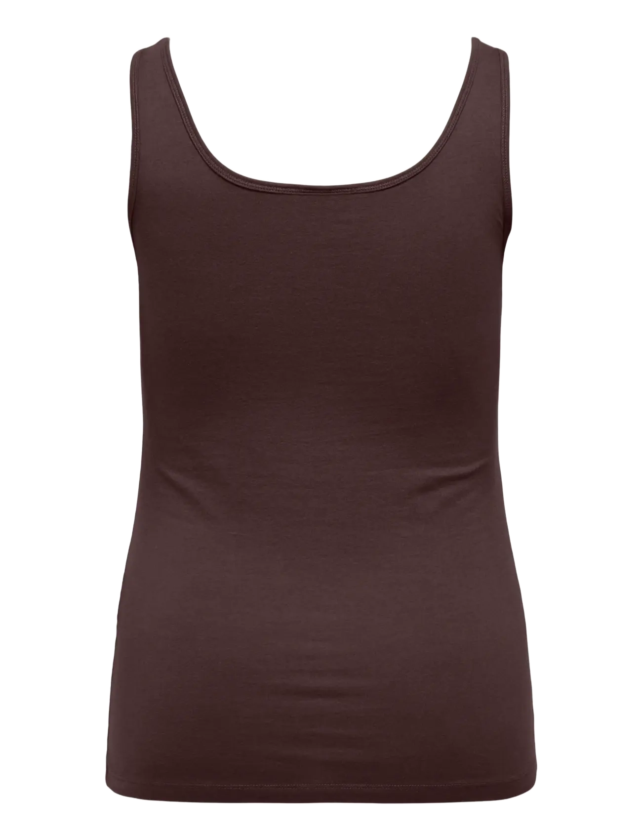 ONLY Carmakoma - CARTIME TANK TOP JRS - hihattomat paidat - coffee bean - 1