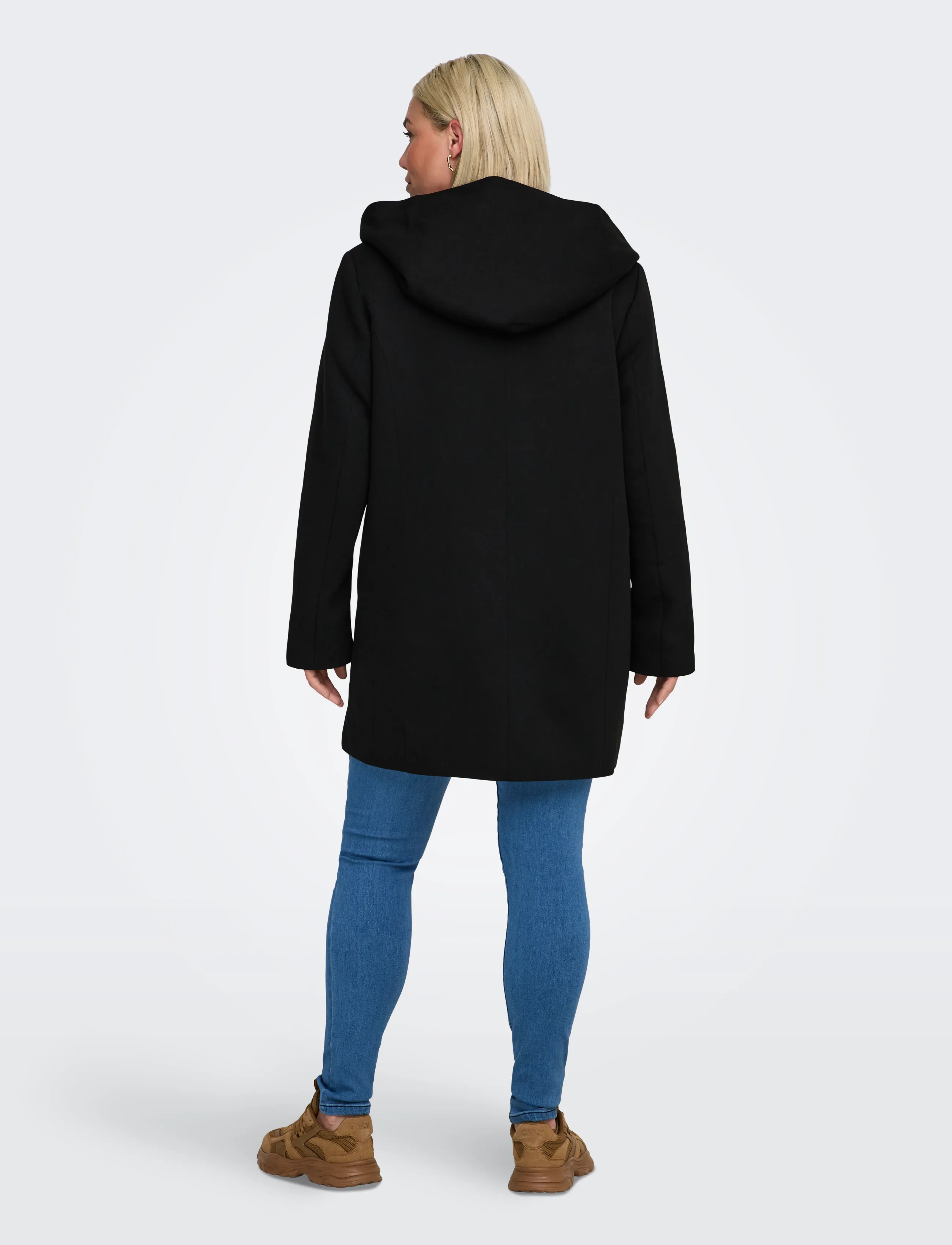ONLY Carmakoma - CARSEDONA LIGHT COAT OTW NOOS - kerged mantlid - black - 5