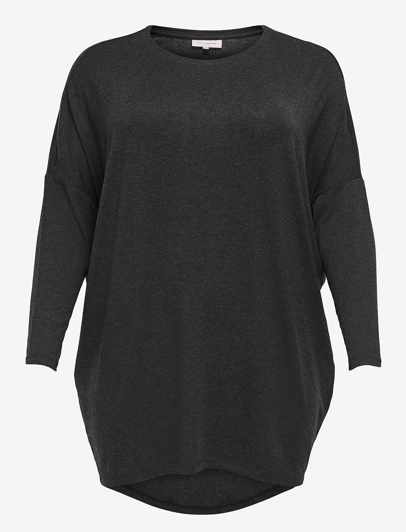 ONLY Carmakoma - CARCARMA L/S LONG TOP NOOS - black - 1
