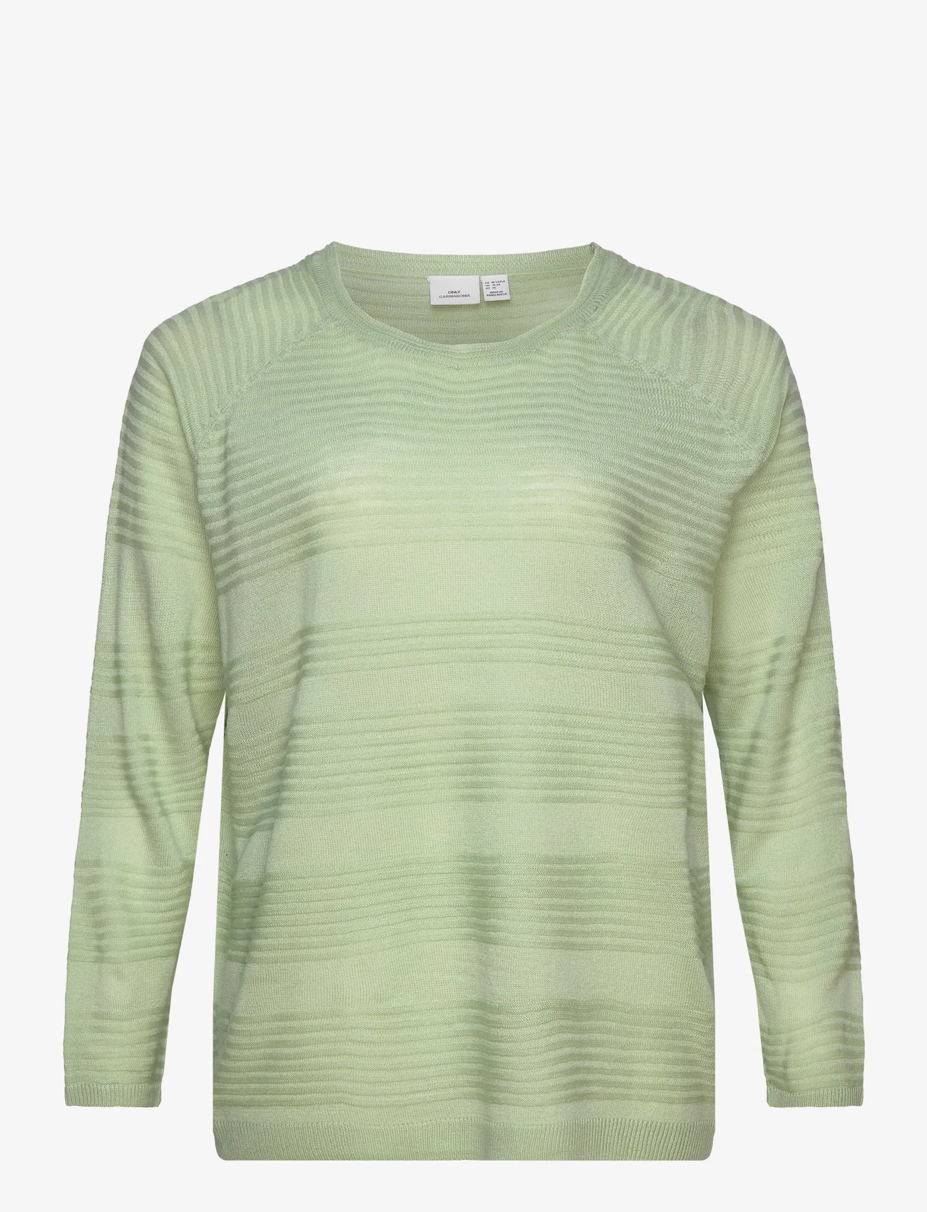 ONLY Carmakoma - CARAIRPLAIN L/S PULLOVER KNT NOOS - laagste prijzen - smoke green - 0