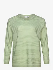 ONLY Carmakoma - CARAIRPLAIN L/S PULLOVER KNT NOOS - laagste prijzen - smoke green - 0