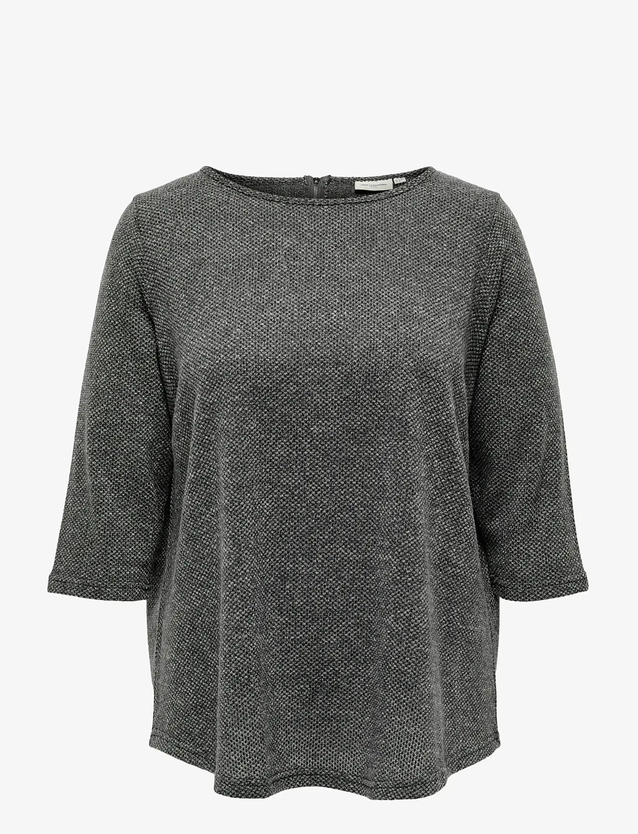 ONLY Carmakoma - CARMARTHA 3/4 TOP - dark grey melange - 1