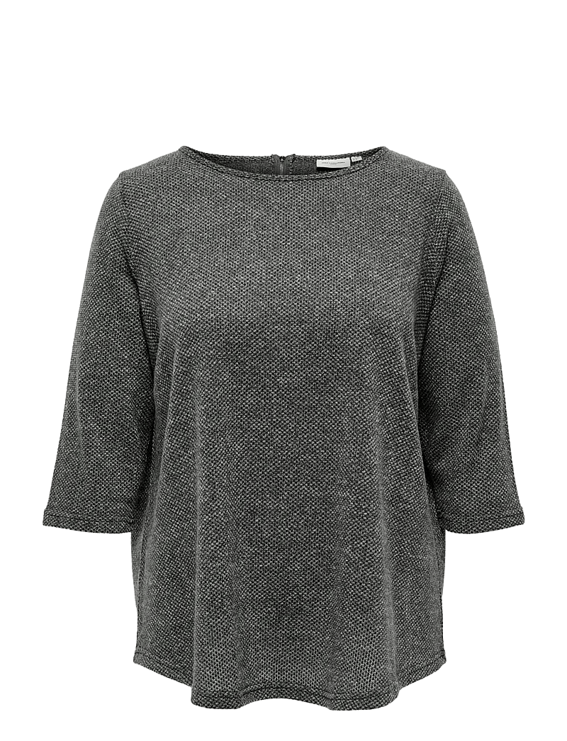 ONLY Carmakoma - CARMARTHA 3/4 TOP - dark grey melange - 1