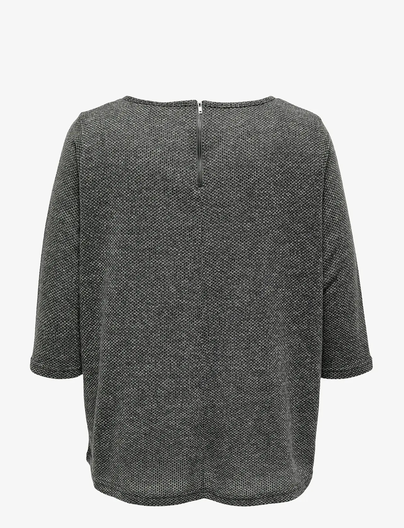 ONLY Carmakoma - CARMARTHA 3/4 TOP - dark grey melange - 2