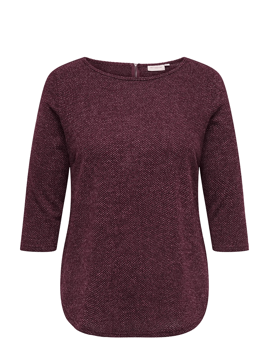 ONLY Carmakoma - CARMARTHA 3/4 TOP JRS - langärmlige tops - winetasting - 1