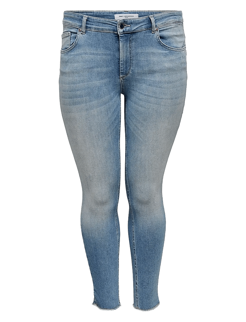ONLY Carmakoma - CARWILLY REG ANK SK JEANS REA1467 - skinny jeans - light blue denim - 1