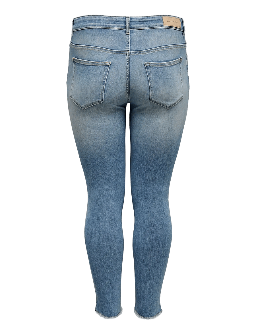 ONLY Carmakoma - CARWILLY REG ANK SK JEANS REA1467 - skinny jeans - light blue denim - 2
