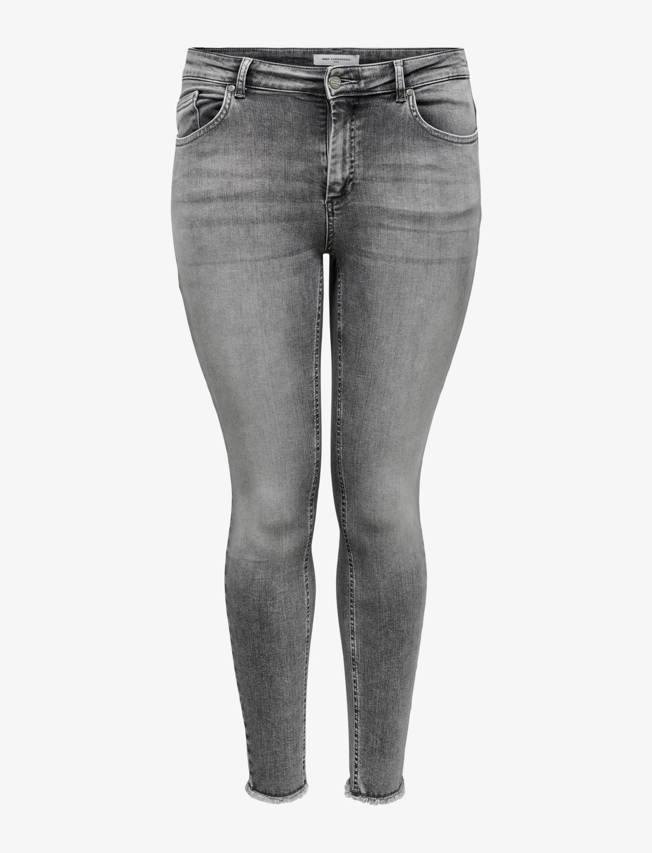 ONLY Carmakoma CARWILLY LIFE REG SK ANK JN REA0918 - Teksad - GREY DENIM / grey
