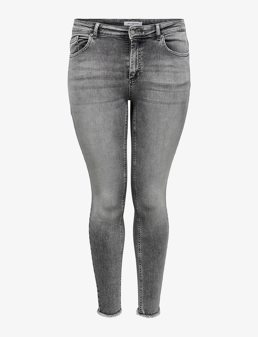 ONLY Carmakoma - CARWILLY REG SK ANK RW REA0918 NOOS - jeans skinny - grey denim - 1